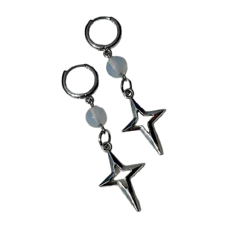 Gothic Inspired Earrings Including Opal Star and Long Tassels for Artistic Expression Stainless Steel Easy Care 1
Gothic Inspired Earrings Including Opal Star and Long Tassels for Artistic Expression Stainless Steel Easy Care 1