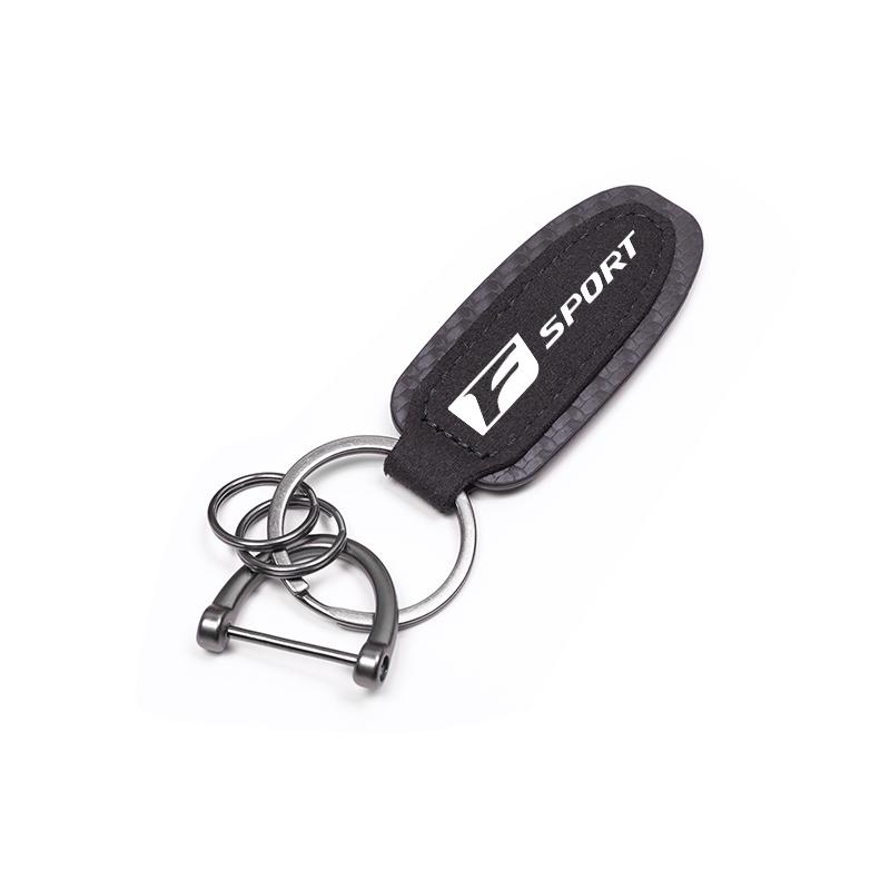 Suede Car Carbon Fiber Keychain Horseshoe Buckle Accessories For Lexus F SPORT GS GX IS LS LX CT LC RC LBX NX RX 350h 450h ES UX
Suede Car Carbon Fiber Keychain Horseshoe Buckle Accessories For Lexus F SPORT GS GX IS LS LX CT LC RC LBX NX RX 350h 450h ES UX