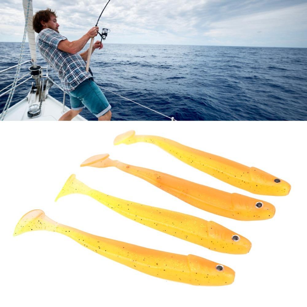 5PCS T Tail Fishing Lures PVC Fishing Baits Durable Sea Fishing Lures Outdoor Fishing помаранчевий
5PCS T Tail Fishing Lures PVC Fishing Baits Durable Sea Fishing Lures Outdoor Fishing помаранчевий