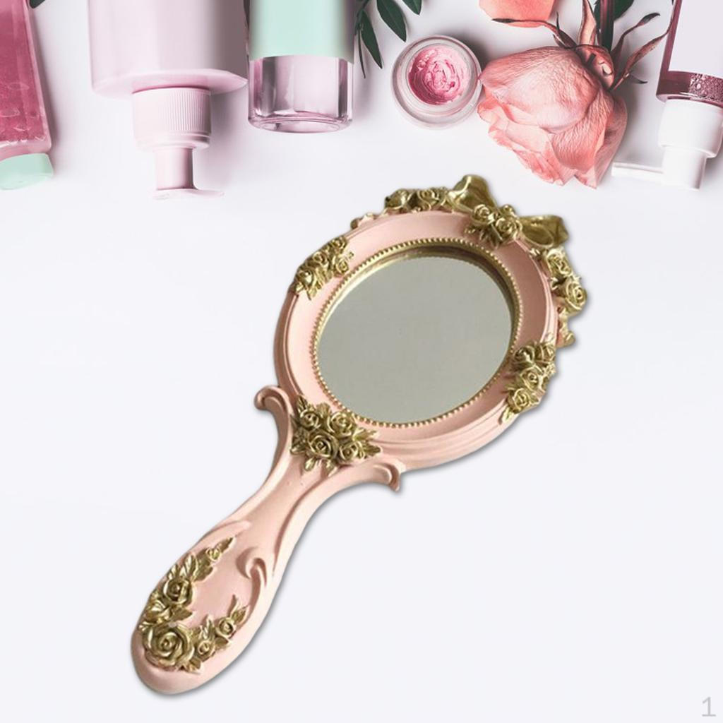 Дзеркало з тисненням троянда для макіяжу, овальна форма рожевий
Дзеркало з тисненням троянда для макіяжу, овальна форма рожевий