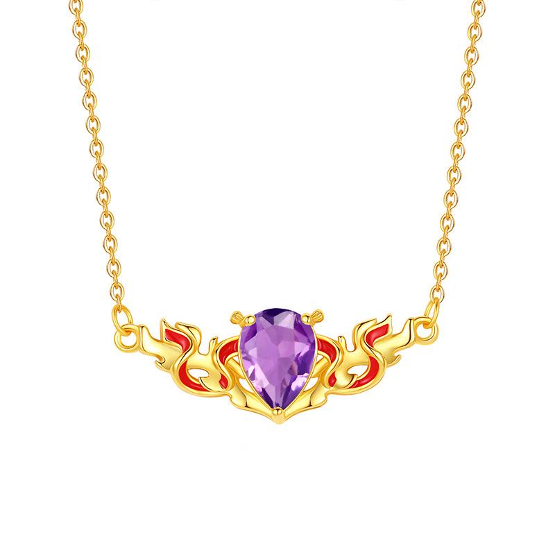 Natural Crystal Stone Nezha Mixed Sky Aya Pendant S925 Sterling Silver Non-Fading Necklace Women s Premium Design Clavicle Chain 925 silver
Natural Crystal Stone Nezha Mixed Sky Aya Pendant S925 Sterling Silver Non-Fading Necklace Women s Premium Design Clavicle Chain 925 silver