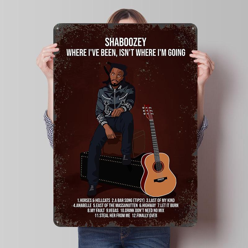 Shaboozey Music Tin Plaque Poster Customized Wall Art Retro Vintage Metal Signs for Man Cave Coffee Bar Accessories Desk Decor 7.9x11.8In(20x30cm)
Shaboozey Music Tin Plaque Poster Customized Wall Art Retro Vintage Metal Signs for Man Cave Coffee Bar Accessories Desk Decor 7.9x11.8In(20x30cm)