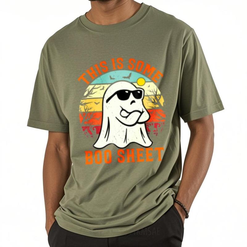 Short Sleeve Shirt Breathable Men Round Neck tshirt Oversized This Is Some Boo Sheet Ghost Sunset Comfort For man Tshirt 4XL
Short Sleeve Shirt Breathable Men Round Neck tshirt Oversized This Is Some Boo Sheet Ghost Sunset Comfort For man Tshirt 4XL