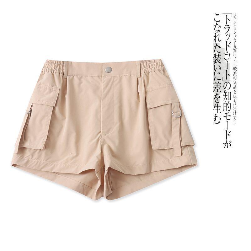 Export Simple High Waist Zipper Buckle Casual Shorts Khaki B- 1-30-2 L
Export Simple High Waist Zipper Buckle Casual Shorts Khaki B- 1-30-2 L