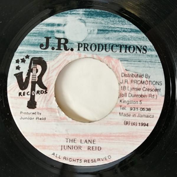 7inch Record JUNIOR REID - The Lane NONE J.R. Production 1994 Jamaica Reggae, Ska & Dub Used
7inch Record JUNIOR REID - The Lane NONE J.R. Production 1994 Jamaica Reggae, Ska & Dub Used