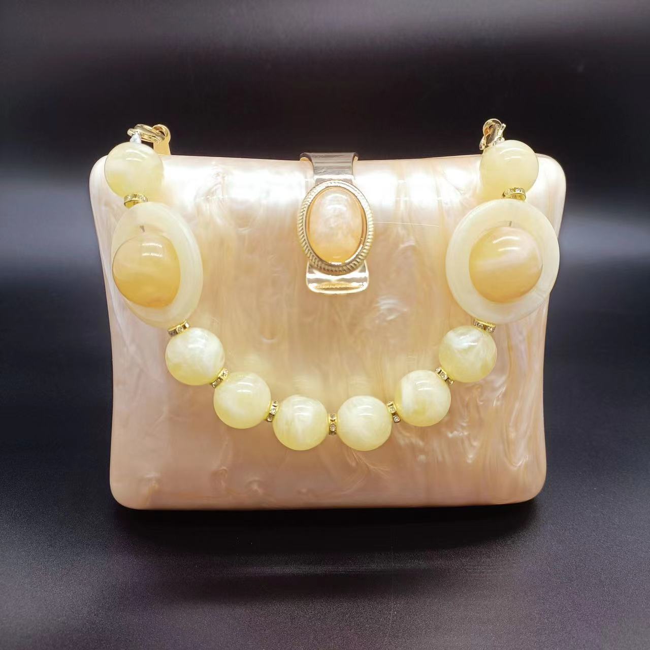 Acrylic Women S Bag Small Square Bag Summer Shell Pearlescent Board Box Bag Dinner Bag Chain Bag
Acrylic Women S Bag Small Square Bag Summer Shell Pearlescent Board Box Bag Dinner Bag Chain Bag