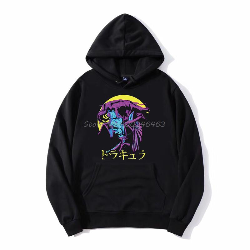Camiseta Dracula с принтом японского текста Castlevania Толстовка унисекс унисекс флисовые толстовки с капюшоном Harajuku уличная одежда
Camiseta Dracula с принтом японского текста Castlevania Толстовка унисекс унисекс флисовые толстовки с капюшоном Harajuku уличная одежда