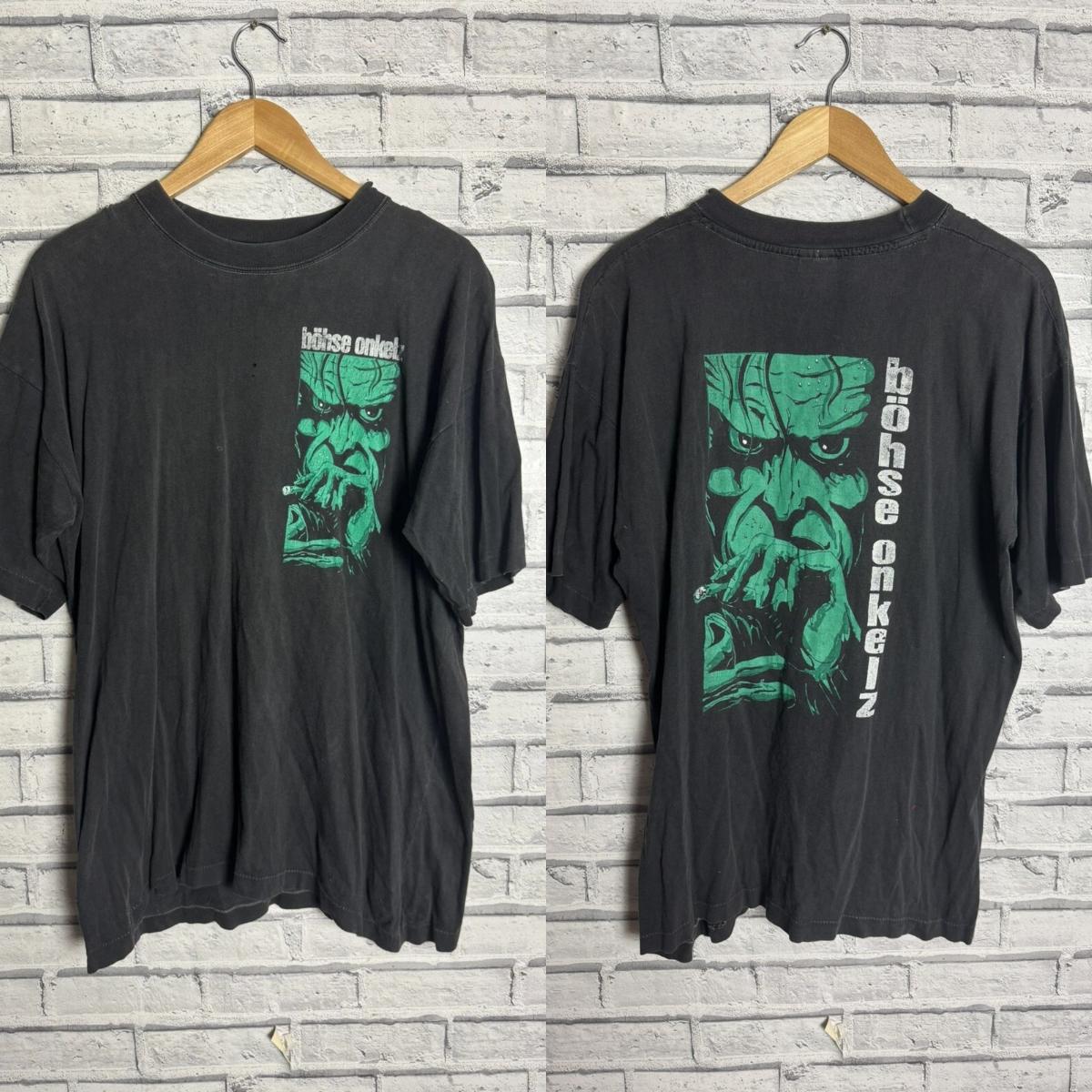 Vintage 90s Bohse Onkelz Rock Metal Band T-shirt Men Women Oversized Hip Hop Y2k Unisex Cotton High Street Harajuku Female Male Comfortable Clothing 4XL чорний
Vintage 90s Bohse Onkelz Rock Metal Band T-shirt Men Women Oversized Hip Hop Y2k Unisex Cotton High Street Harajuku Female Male Comfortable Clothing 4XL чорний