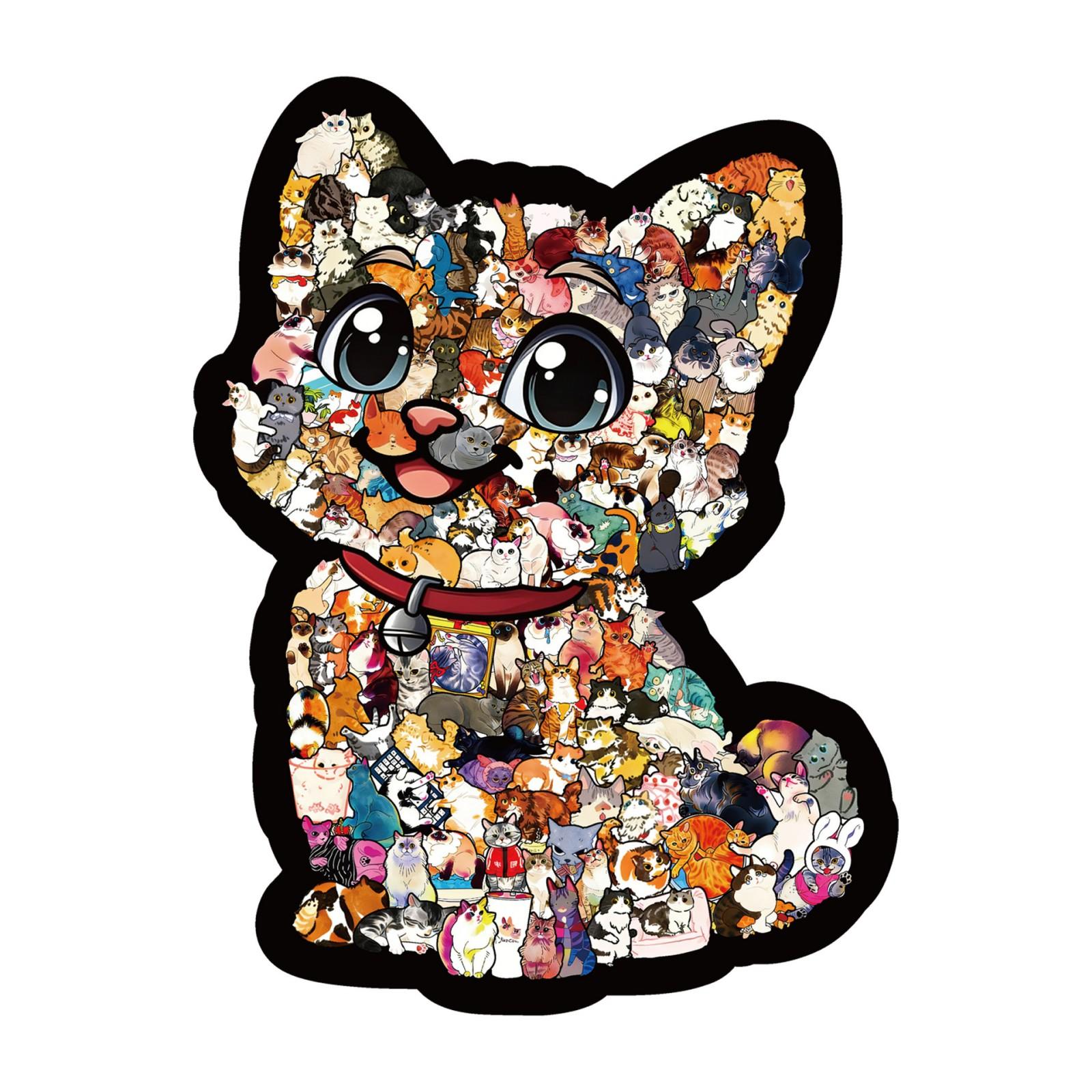Wooden Cat Shaped Animal Puzzle with Unique Pieces for Adults and Kids Creative Jigsaw Puzzle Gift for Home Decor and Entertainment Activities One Size
Wooden Cat Shaped Animal Puzzle with Unique Pieces for Adults and Kids Creative Jigsaw Puzzle Gift for Home Decor and Entertainment Activities One Size