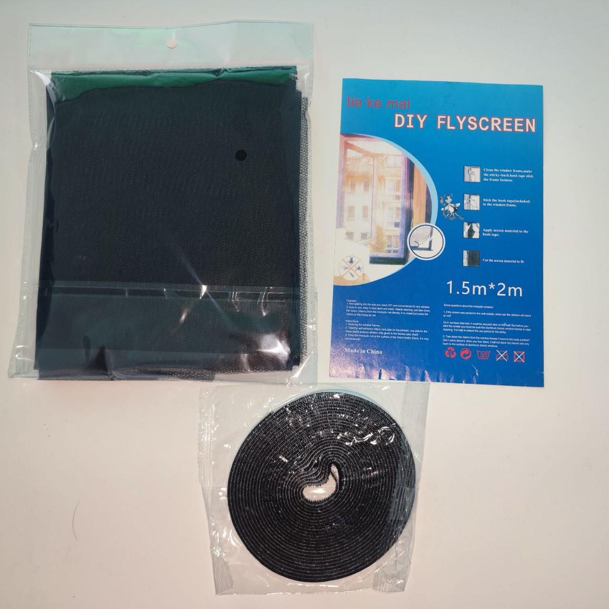 DIY Mosquito-Proof Invisible Screen Window, No-Punch, Breathable Polyester, Light-Transmitting. 1.3*1.5m Standard
DIY Mosquito-Proof Invisible Screen Window, No-Punch, Breathable Polyester, Light-Transmitting. 1.3*1.5m Standard