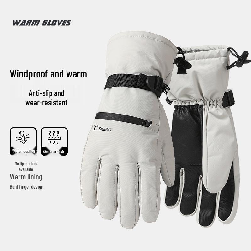 Unisex Winter Ski Gloves, Touchscreen, Warm, Windproof, Waterproof, Plus Velvet for Cycling & Outdoor Activities Large
Unisex Winter Ski Gloves, Touchscreen, Warm, Windproof, Waterproof, Plus Velvet for Cycling & Outdoor Activities Large