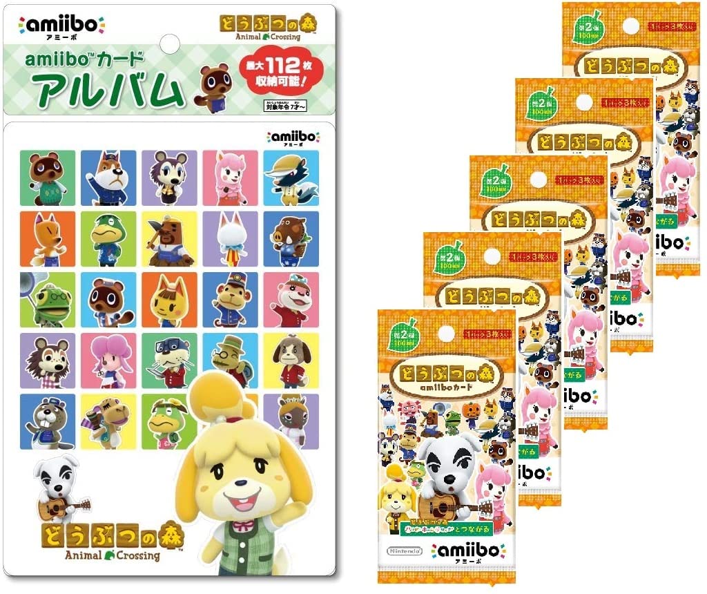 Animal Crossing amiibo Card 2 pack amiibo card album Animal Crossing lolol Vol. (5 комплект) +
Animal Crossing amiibo Card 2 pack amiibo card album Animal Crossing lolol Vol. (5 комплект) +