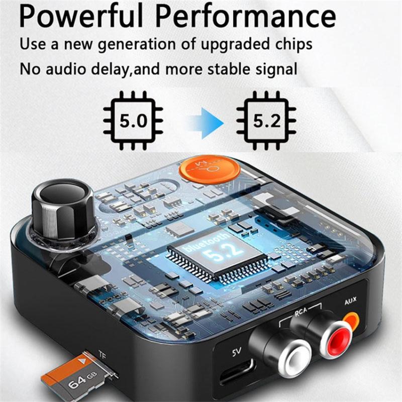 BR05 2 in 1 Wireless Bluetooth-compatible Transmitter Receiver 5 EQ Modes Audio Adapter with 3.5mm AUX RCA TF Port As Shown A
BR05 2 in 1 Wireless Bluetooth-compatible Transmitter Receiver 5 EQ Modes Audio Adapter with 3.5mm AUX RCA TF Port As Shown A