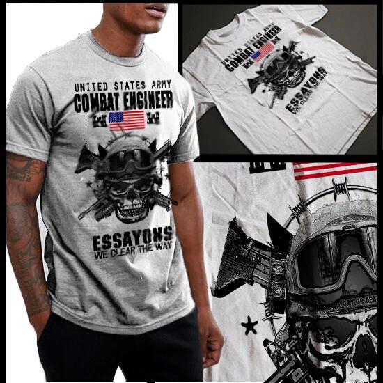 Army Combat Engineer T-Shirt US Flag Veterans Day Sapper Military Pride Tee M
Army Combat Engineer T-Shirt US Flag Veterans Day Sapper Military Pride Tee M