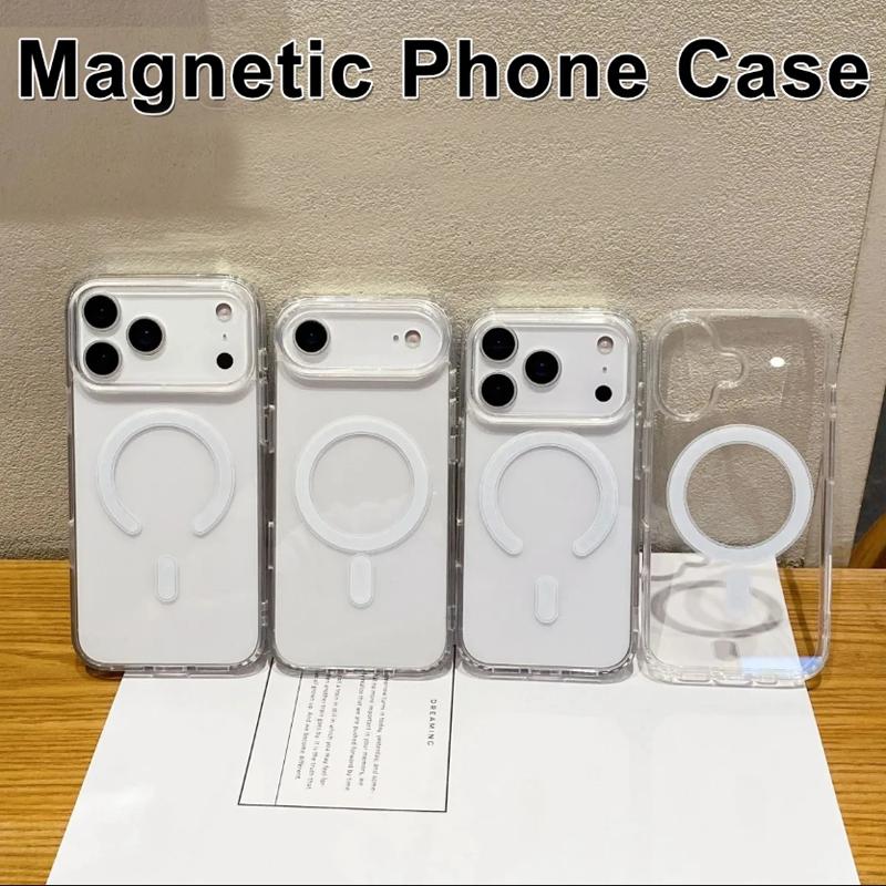 Strong Magnetic Case For iPhone 17 Pro Max Air 16 15 14 Plus 13 12 11 Magsafe Original Wireless Charging Transparent Phone Shell iPhone 11 Pro
Strong Magnetic Case For iPhone 17 Pro Max Air 16 15 14 Plus 13 12 11 Magsafe Original Wireless Charging Transparent Phone Shell iPhone 11 Pro
