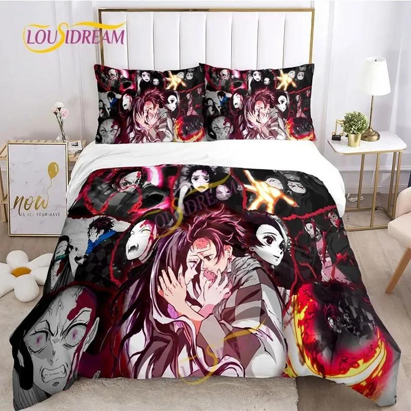 Demon Slayer s Japanese cartoon style children s Print bedding set Duvet set comfortable bed size children s girl boy gift EU Single(135*200cm)3pcs
Demon Slayer s Japanese cartoon style children s Print bedding set Duvet set comfortable bed size children s girl boy gift EU Single(135*200cm)3pcs
