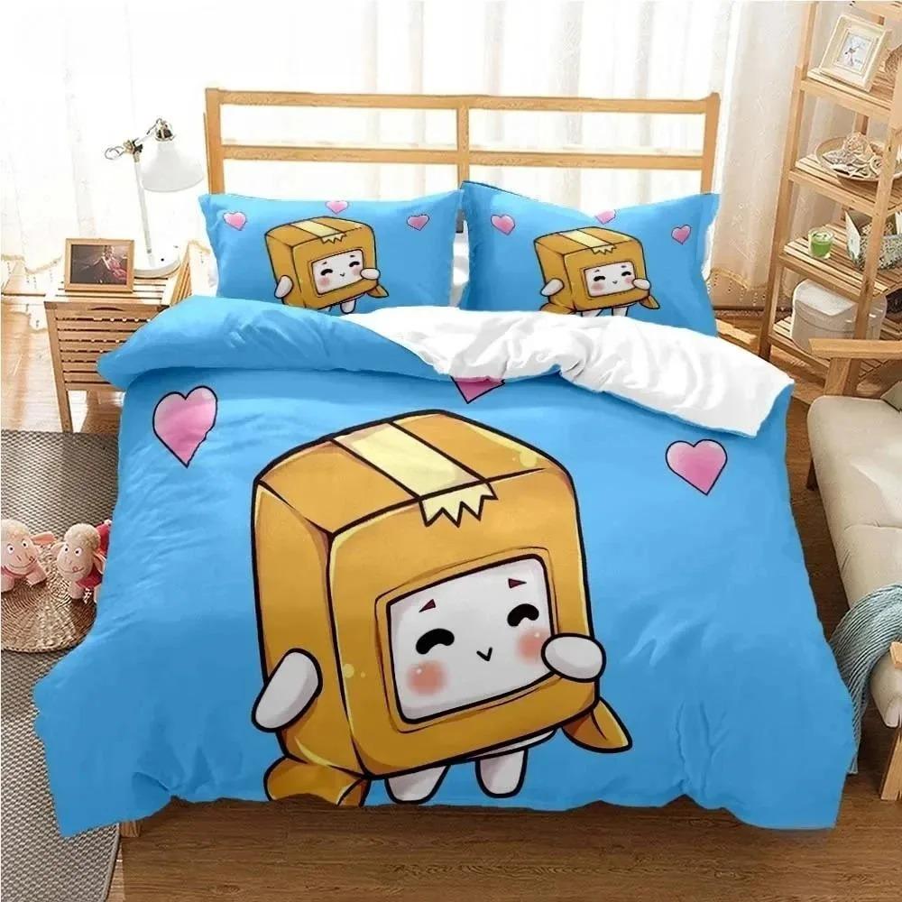 Comforter Cartoon L-Lankybox Bedding Sets 3D Printed And S Cute Foxy Boxy Single Double Queen King Comforter (quilt)-EU Single(135*200cm)3pcs
Comforter Cartoon L-Lankybox Bedding Sets 3D Printed And S Cute Foxy Boxy Single Double Queen King Comforter (quilt)-EU Single(135*200cm)3pcs
