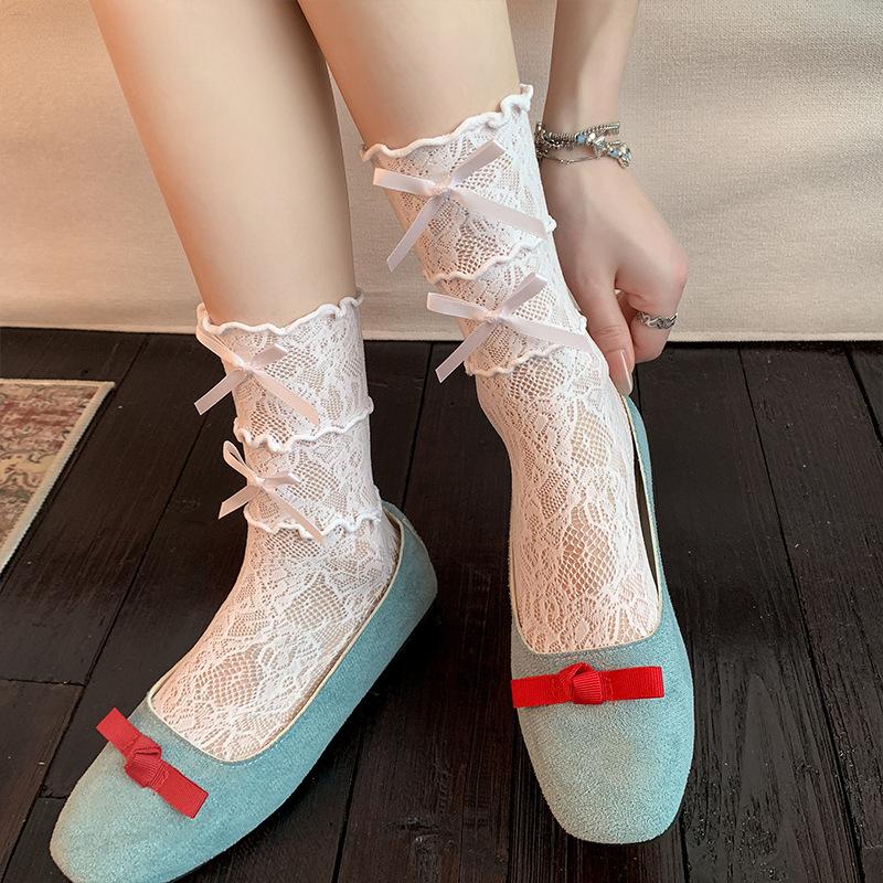 Bow At The Top of The Socks, Pile Socks, Summer Mid-calf Socks, College Style, Sweet and Cool Lolita Socks 1 pair білий
Bow At The Top of The Socks, Pile Socks, Summer Mid-calf Socks, College Style, Sweet and Cool Lolita Socks 1 pair білий