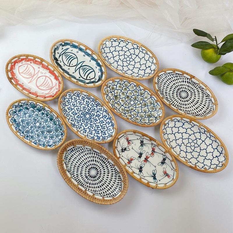 Корзина для закусок из ротанга во Вьетнаме, плетеная корзина для закусок с фруктами, обеденные столы, японское керамическое хранилище
Корзина для закусок из ротанга во Вьетнаме, плетеная корзина для закусок с фруктами, обеденные столы, японское керамическое хранилище