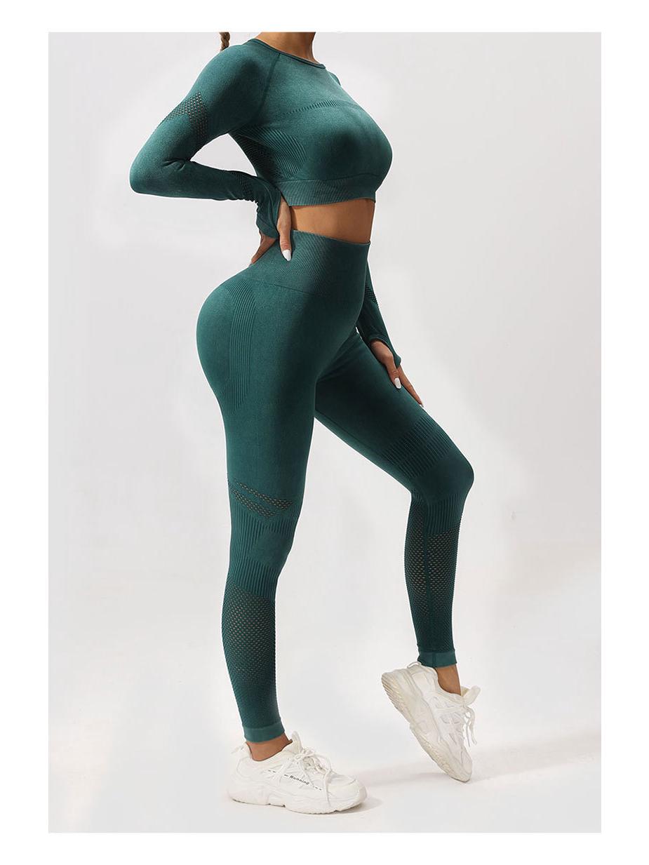 Женский персиковый трансграничный фитнес-костюм: Быстросохнущие тайтсы для бега и бесшовные брюки для йоги Medium
Женский персиковый трансграничный фитнес-костюм: Быстросохнущие тайтсы для бега и бесшовные брюки для йоги Medium