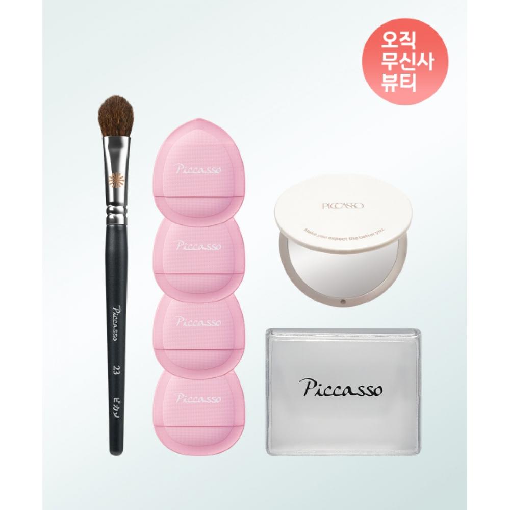 Piccasso 23 Small Blusher + Micro Cheek Puff 4p Set + Dual Mirror Round Single option
Piccasso 23 Small Blusher + Micro Cheek Puff 4p Set + Dual Mirror Round Single option