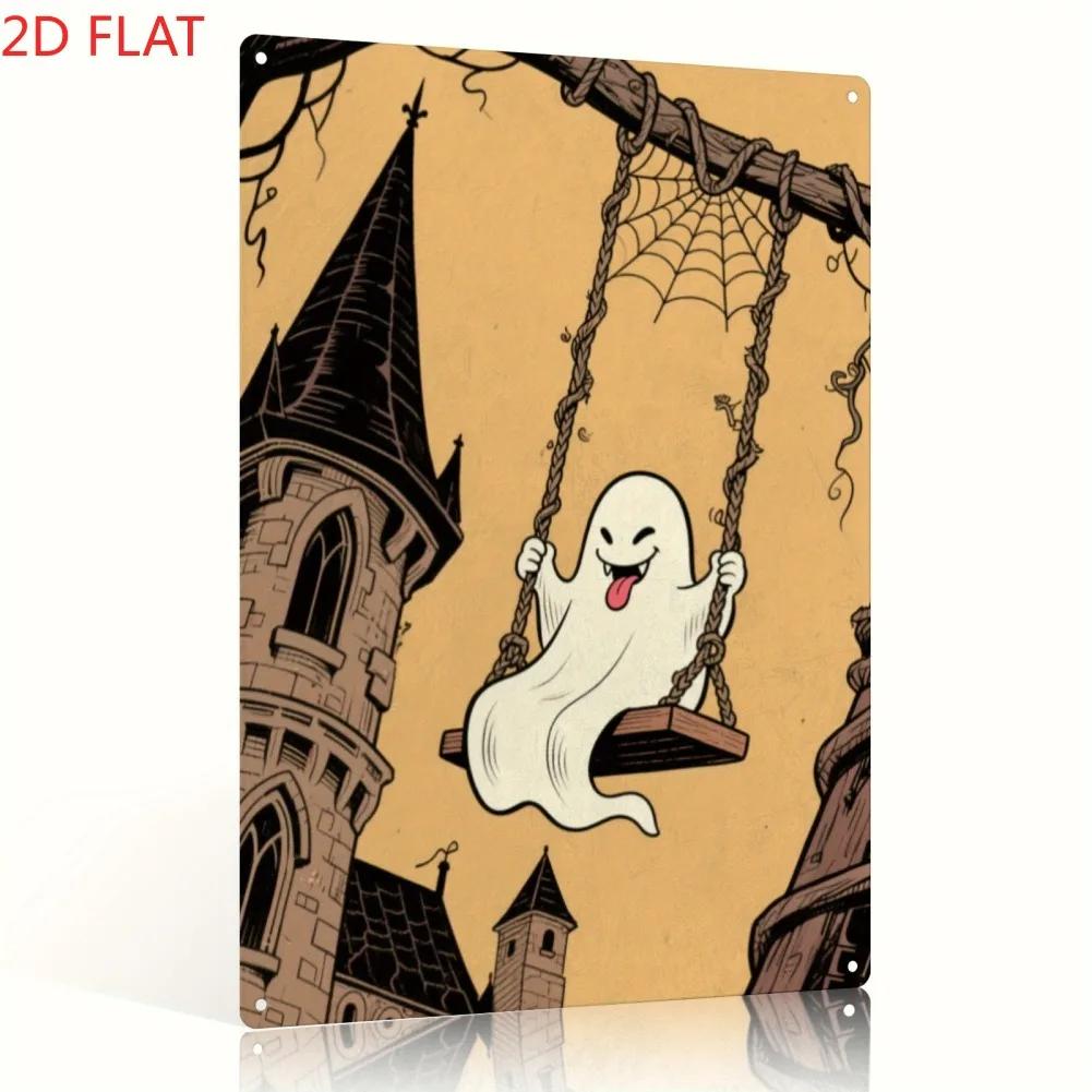 1pc 2D Flat Vintage Halloween Iron Sign - Spooky Castle & Ghosts Decor Ideal for Living Room/Garden/Halloween Party 20x30cm
1pc 2D Flat Vintage Halloween Iron Sign - Spooky Castle & Ghosts Decor Ideal for Living Room/Garden/Halloween Party 20x30cm