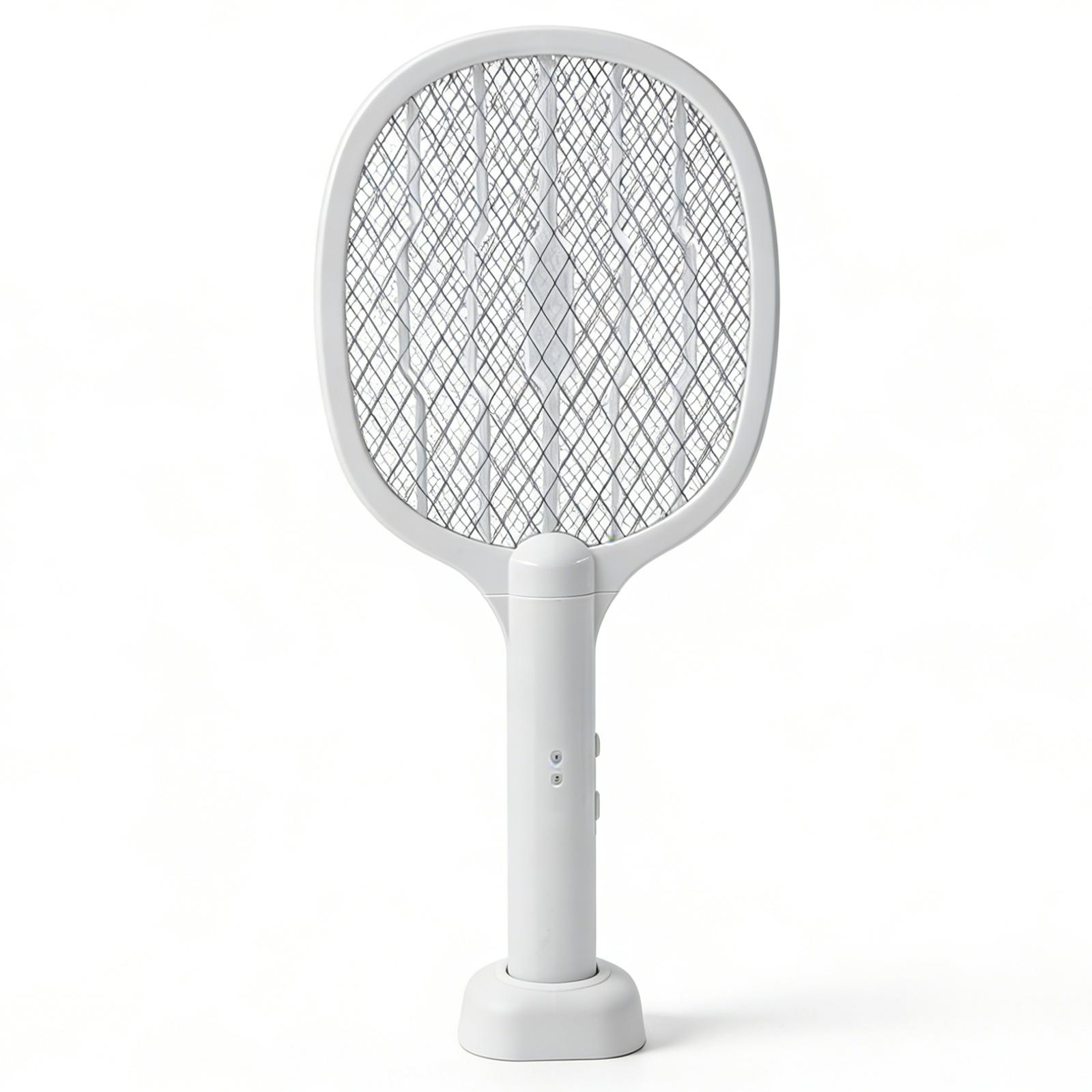 2-in-1 Multifunctional Electric Mosquito Swatter USB Rechargeabple with Light-Trapping Base & Fly Killing Function for Home білий
2-in-1 Multifunctional Electric Mosquito Swatter USB Rechargeabple with Light-Trapping Base & Fly Killing Function for Home білий
