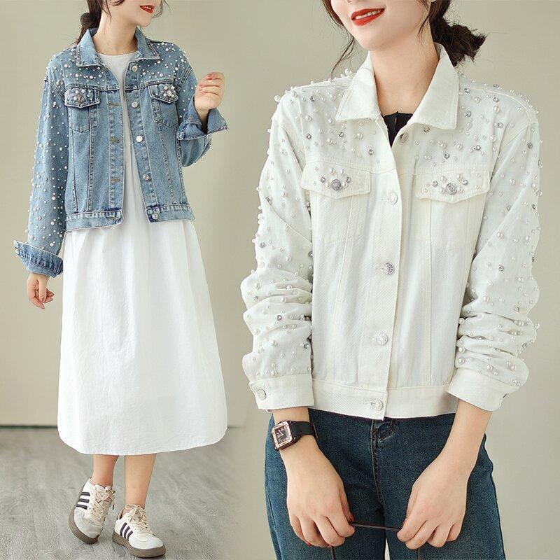 Fashionable Women s Slim Fit Diamond Embellished Denim Jacket Style Heavy Embroidery Outerwear Top XXXXXL белый
Fashionable Women s Slim Fit Diamond Embellished Denim Jacket Style Heavy Embroidery Outerwear Top XXXXXL белый