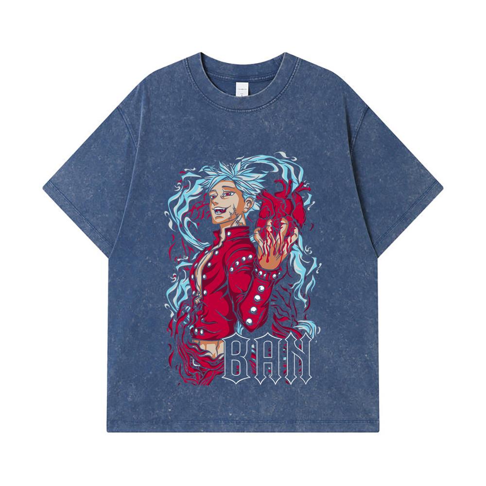 275 GSM Washed T-shirts 100% Cotton Seven Deadly Sins V1 Ban Print Unisex Heavy Cotton T Shirt 2XL королівський синій колір
275 GSM Washed T-shirts 100% Cotton Seven Deadly Sins V1 Ban Print Unisex Heavy Cotton T Shirt 2XL королівський синій колір