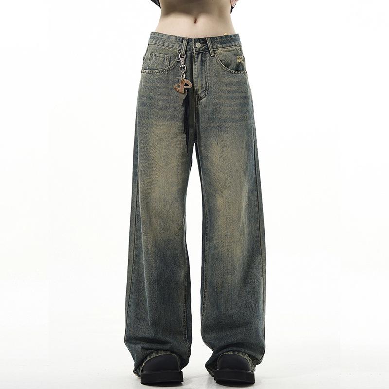 Vintage Wash Loose Fit Jeans - Unisex Straight Wide Leg 2XL
Vintage Wash Loose Fit Jeans - Unisex Straight Wide Leg 2XL
