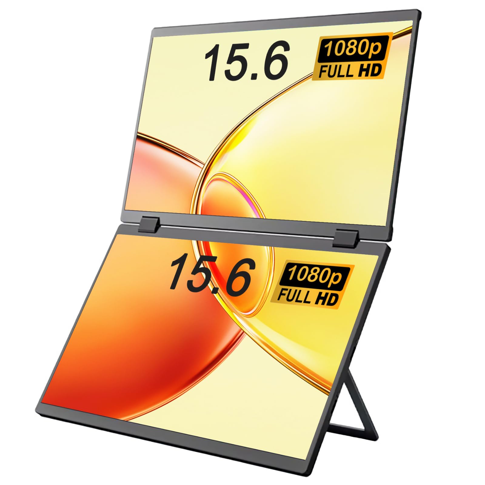Hanx Co., Ltd. (HanksJapanese manufacturer) Hanx-Tech Mobile Dual Monitor 15.6inch 2-screen IPS LCD panel 1920x1080 FHD 360 degree rotation Aluminum
Hanx Co., Ltd. (HanksJapanese manufacturer) Hanx-Tech Mobile Dual Monitor 15.6inch 2-screen IPS LCD panel 1920x1080 FHD 360 degree rotation Aluminum
