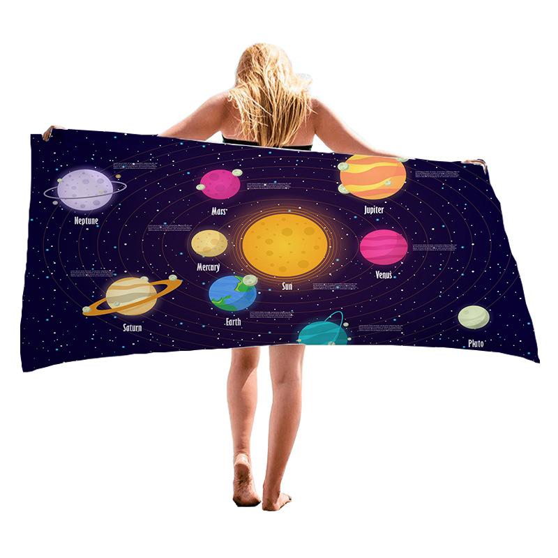 Cosmic galaxies digital-printed polyester Superfine fiber double-sided fleece Beach vacation bath towel, beach towel W40*H60(CM)
Cosmic galaxies digital-printed polyester Superfine fiber double-sided fleece Beach vacation bath towel, beach towel W40*H60(CM)