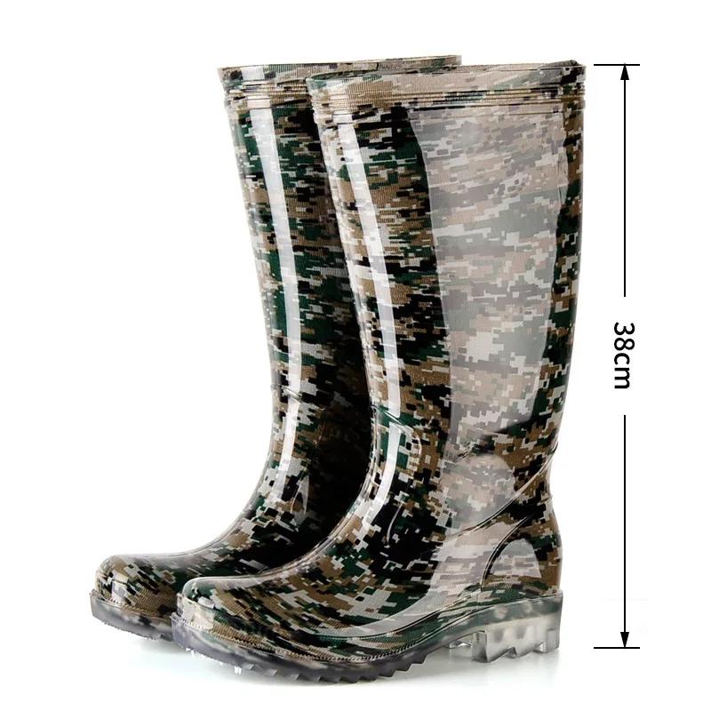 Модные мужские резиновые сапоги средней высоты, камуфляжной расцветки, водонепроницаемая обувь, резиновые сапоги из ПВХ нового материала, рабочая обувь 45
Модные мужские резиновые сапоги средней высоты, камуфляжной расцветки, водонепроницаемая обувь, резиновые сапоги из ПВХ нового материала, рабочая обувь 45