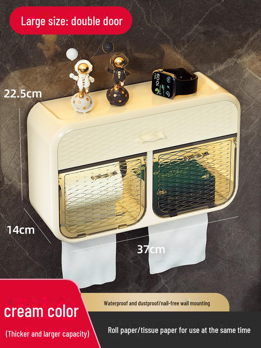 Настенный водонепроницаемый держатель для туалетной бумаги с вешалкой для полотенец
Настенный водонепроницаемый держатель для туалетной бумаги с вешалкой для полотенец