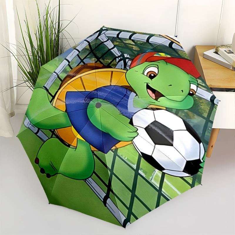 Turtle, SoccerThemed Automatic Opening and Closing Umbrella 8 Ribs, Suitable for Leisure and Going Out, Outdoor Accessory, Gothic Style, F
Turtle, SoccerThemed Automatic Opening and Closing Umbrella 8 Ribs, Suitable for Leisure and Going Out, Outdoor Accessory, Gothic Style, F