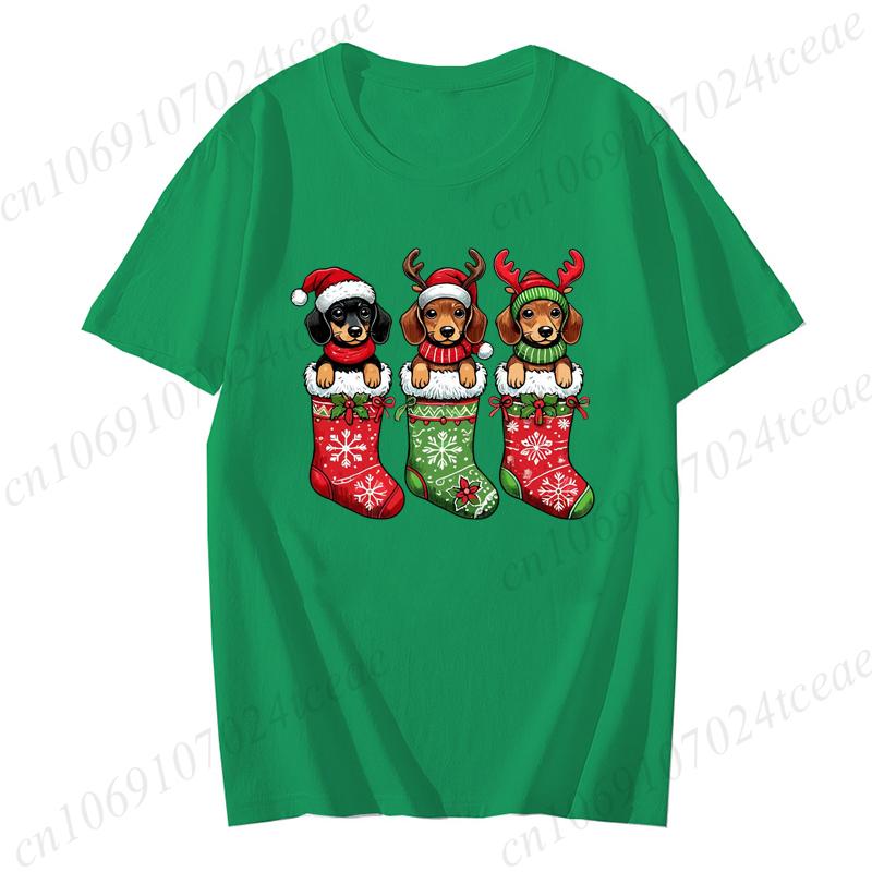 Dachshund Christmas TShirt Dog Christmas Print TShirts Short Sleeve Women Dachshund Lover Fashion Casual Shirts Tops Clothes S
Dachshund Christmas TShirt Dog Christmas Print TShirts Short Sleeve Women Dachshund Lover Fashion Casual Shirts Tops Clothes S