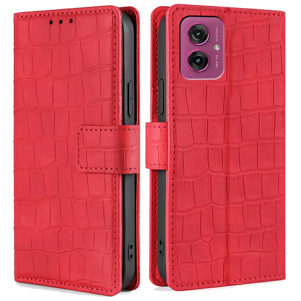 For Motorola Moto G55 5G Case Crocodile Texture PU Leather Phone Cover Red
For Motorola Moto G55 5G Case Crocodile Texture PU Leather Phone Cover Red
