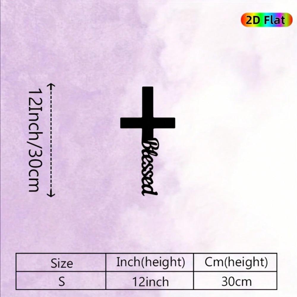 Metal Wall Cross Black Iron Religious Decor with Sacred Engraving for Prayer Room Church Gift for Believers TY-101162
Metal Wall Cross Black Iron Religious Decor with Sacred Engraving for Prayer Room Church Gift for Believers TY-101162