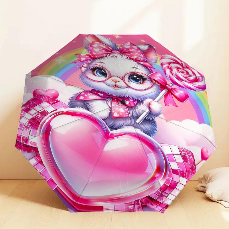 1pc Kitty Heart Pattern Umbrella Design Automatic Opening and Closing Umbrella, High-quality Travel Umbrella, c1128235
1pc Kitty Heart Pattern Umbrella Design Automatic Opening and Closing Umbrella, High-quality Travel Umbrella, c1128235