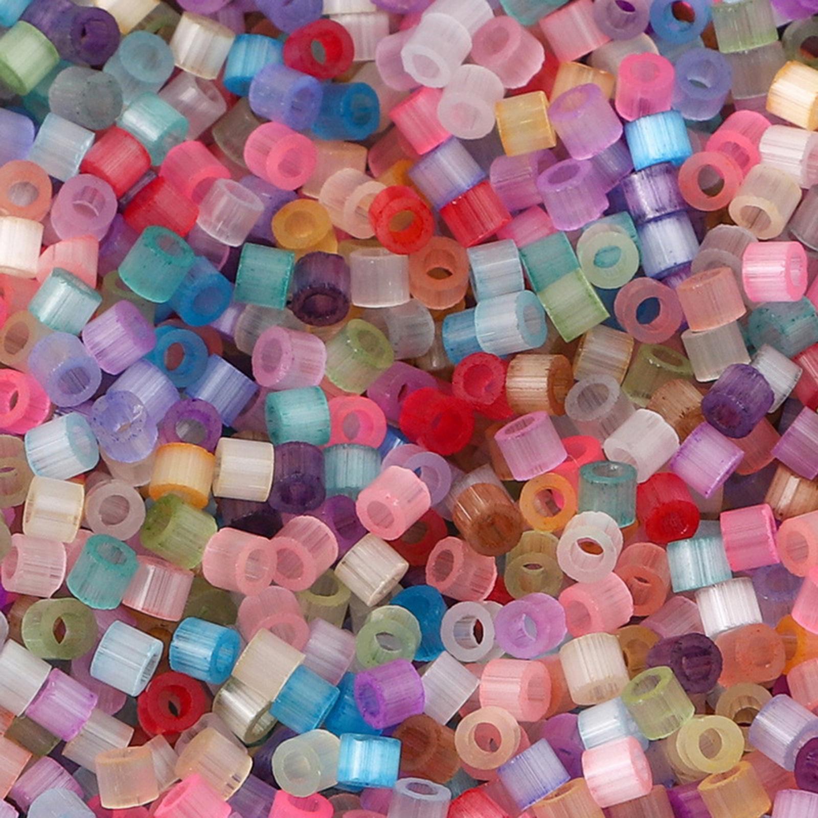 Hot Sell 10Grams Colorful Glass Seed Beads Cylinder Cat s Eye Imitation Loose Spacer Bead DIY Jewelry Making About 2.5mm Dia.
Hot Sell 10Grams Colorful Glass Seed Beads Cylinder Cat s Eye Imitation Loose Spacer Bead DIY Jewelry Making About 2.5mm Dia.