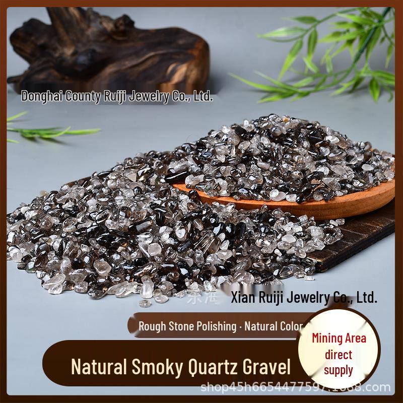 Smoky Quartz Gravel Stone for Ornaments, Fish Tanks, Flower Pots, and Aroma Diffusers 3-5mm 100g
Smoky Quartz Gravel Stone for Ornaments, Fish Tanks, Flower Pots, and Aroma Diffusers 3-5mm 100g