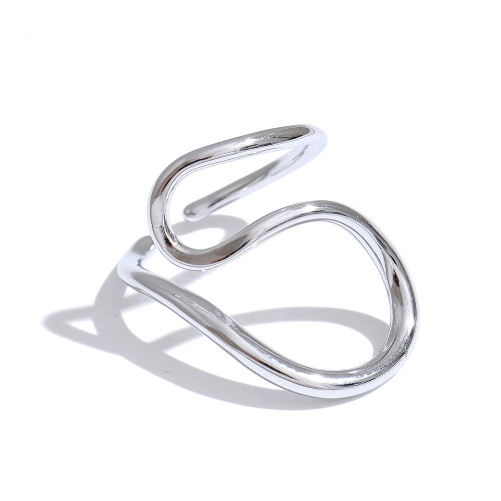 Yhpup Smooth Stainless Steel Geometric Open Ring Gold & Platinum Plated Trending Minimalist Adjustable Jewelry Wholesale resizable
Yhpup Smooth Stainless Steel Geometric Open Ring Gold & Platinum Plated Trending Minimalist Adjustable Jewelry Wholesale resizable