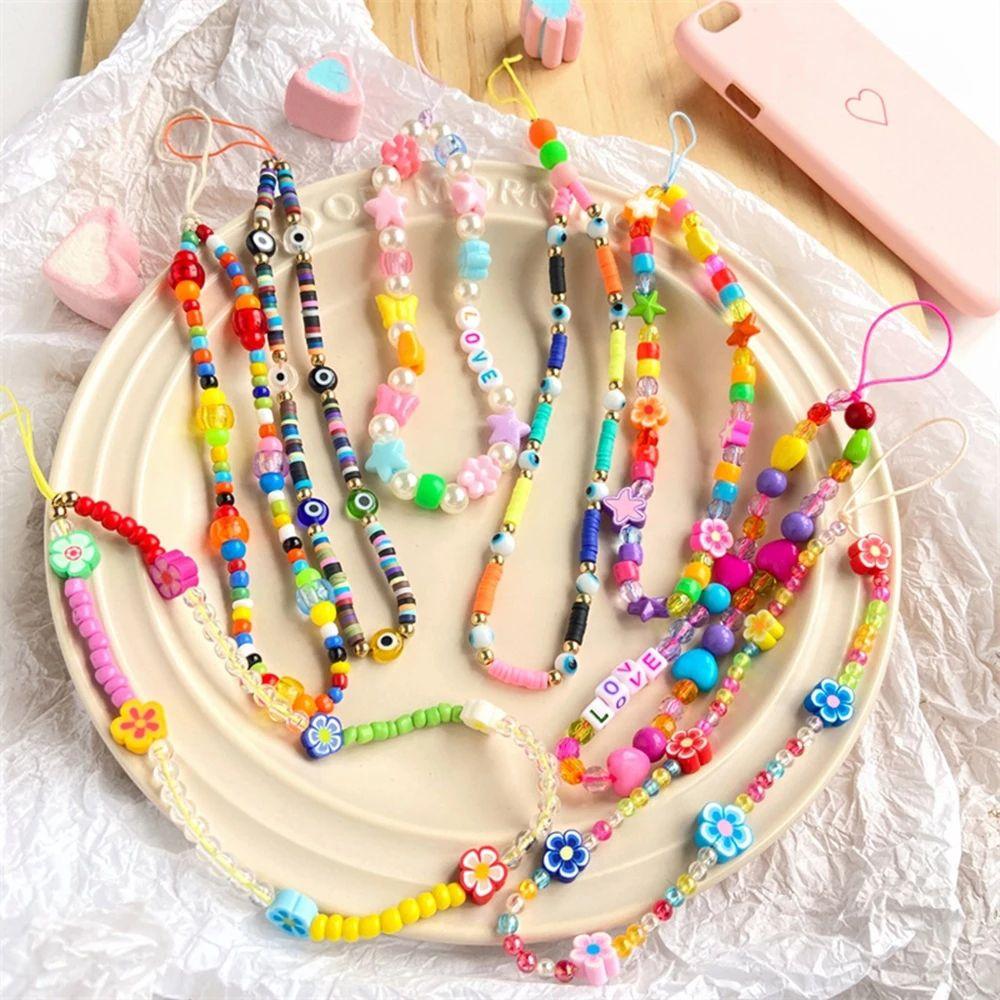 Cellphone Strap Anti-lost Colorful Mobile Phone Chain Acrylic Beads Phone Lanyard Smiling Beads 82839
Cellphone Strap Anti-lost Colorful Mobile Phone Chain Acrylic Beads Phone Lanyard Smiling Beads 82839