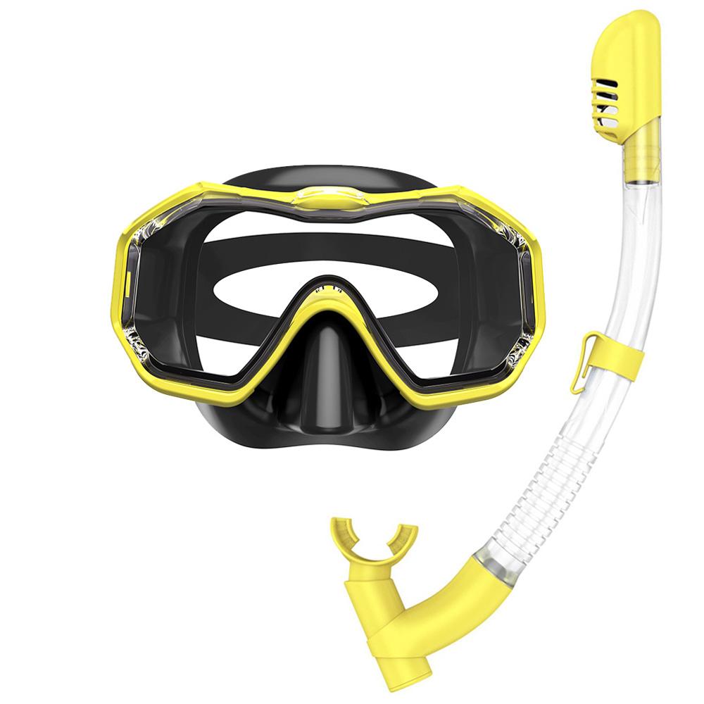 3 Windows Snorkel Mask Set Scuba Diving Swimming Goggles Panoramic Wide View HD Dry Top Anti-Leak Anti-Fog For Adults and Kids XS
3 Windows Snorkel Mask Set Scuba Diving Swimming Goggles Panoramic Wide View HD Dry Top Anti-Leak Anti-Fog For Adults and Kids XS