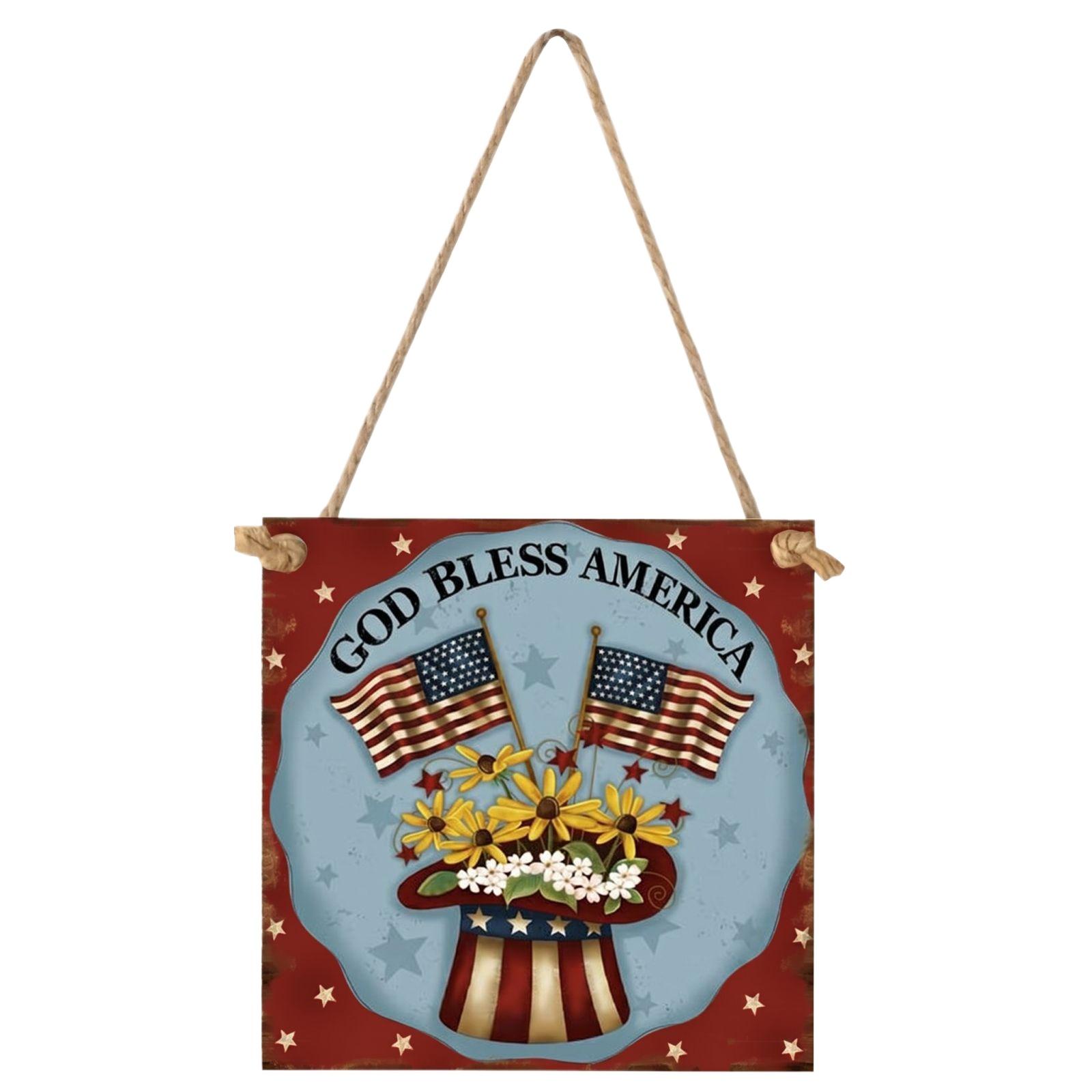 Wooden Hanging Sign Faith Family Friends Freedom Rustic Wall Decor for Independence Day Celebration Home Decoration One Size
Wooden Hanging Sign Faith Family Friends Freedom Rustic Wall Decor for Independence Day Celebration Home Decoration One Size