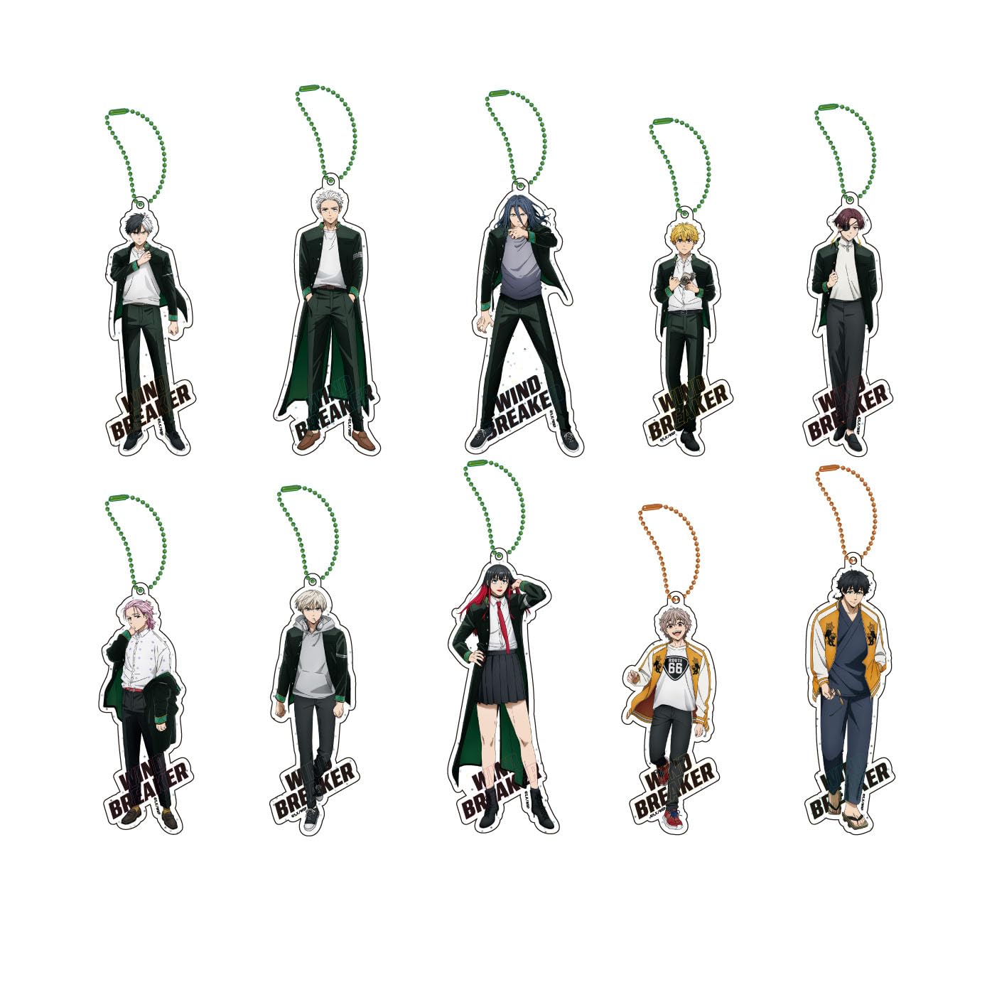 ТВ Аниме Случайный Блестящий Акриловый Бокс из 10 Брелоков в Натуральную Величину WIND BREAKER ,
ТВ Аниме Случайный Блестящий Акриловый Бокс из 10 Брелоков в Натуральную Величину WIND BREAKER ,