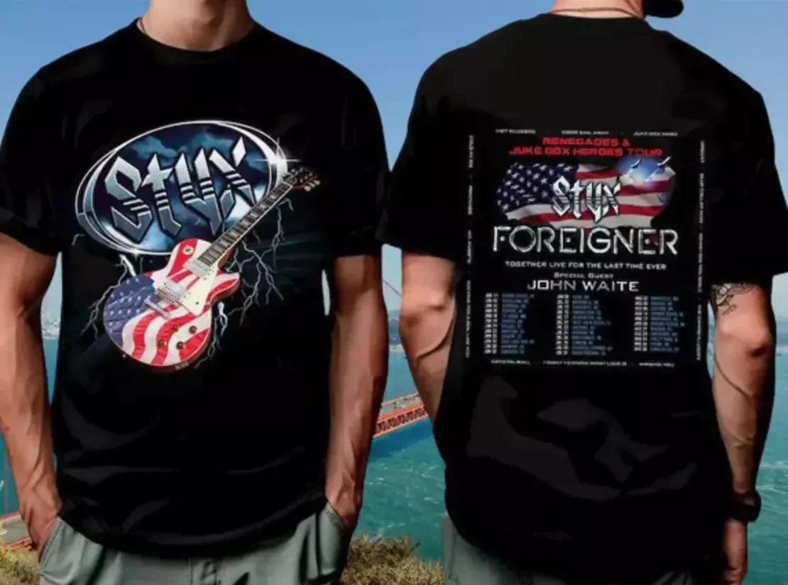 Styx Foreigner And Tour 2024 Summer Fan Band Gift T-Shirt S
Styx Foreigner And Tour 2024 Summer Fan Band Gift T-Shirt S