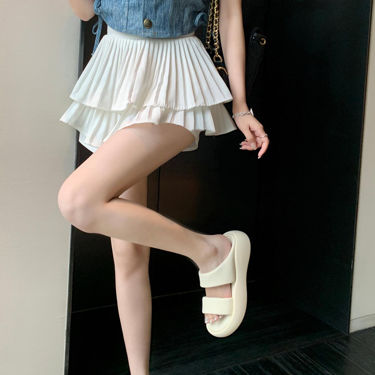 Sheepskin version~ thick-soled heightening leather bread casual muffin one-word slippers, summer women s beach cool slippers 35
Sheepskin version~ thick-soled heightening leather bread casual muffin one-word slippers, summer women s beach cool slippers 35
