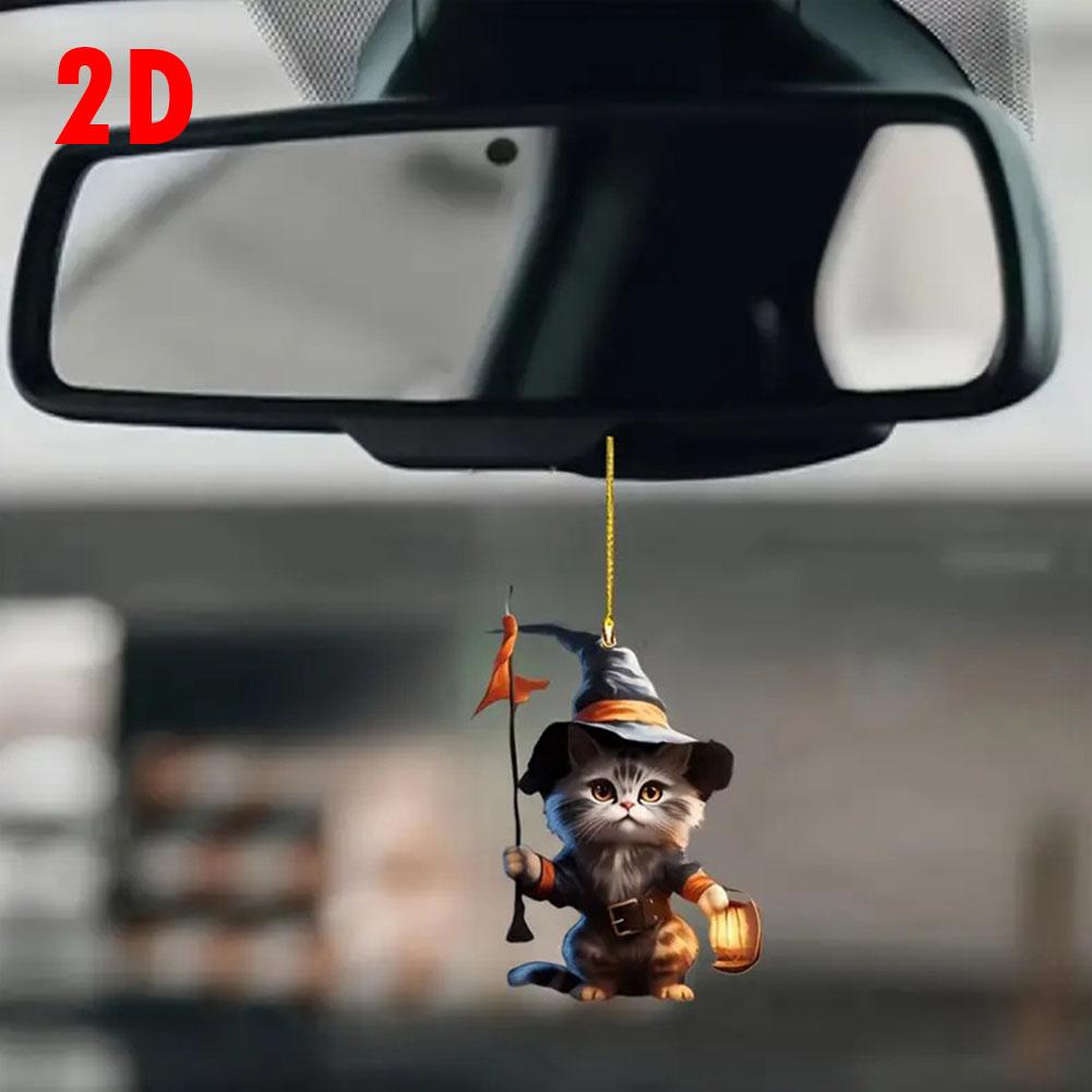 NEW Cute Acrylic Halloween Witch Cat Lantern Ornament Cat Shaped Pumpkin Hanging Pendant For Car Bag Keychain Decor
NEW Cute Acrylic Halloween Witch Cat Lantern Ornament Cat Shaped Pumpkin Hanging Pendant For Car Bag Keychain Decor