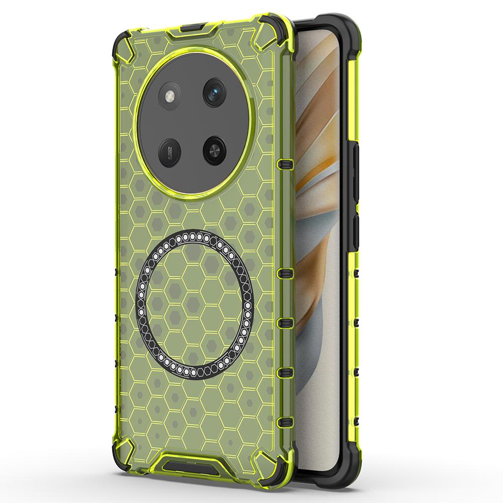 For Honor X60 Pro 5G Case Compatible with MagSafe Honeycomb Design TPU+PC Phone Cover Green
For Honor X60 Pro 5G Case Compatible with MagSafe Honeycomb Design TPU+PC Phone Cover Green